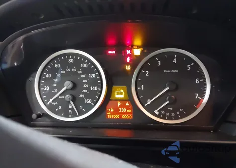 2007 BMW 530I from USA, damaged, VIN WBANE73517CM50608